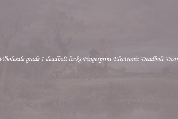 Wholesale grade 1 deadbolt locks Fingerprint Electronic Deadbolt Door 