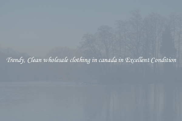 Trendy, Clean wholesale clothing in canada in Excellent Condition