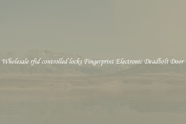Wholesale rfid controlled locks Fingerprint Electronic Deadbolt Door 