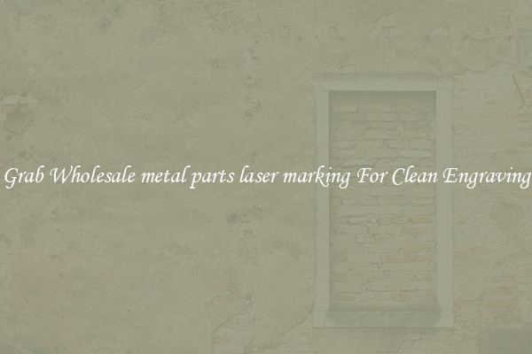 Grab Wholesale metal parts laser marking For Clean Engraving