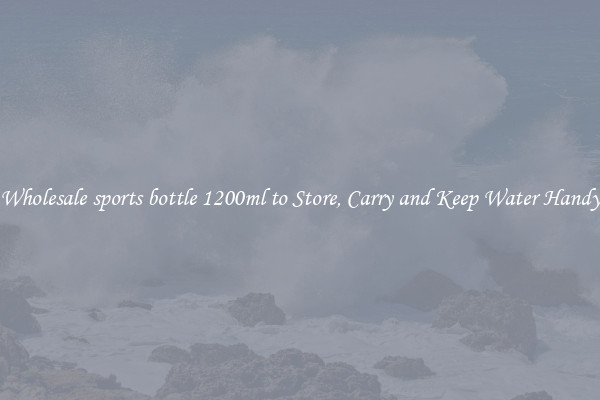 Wholesale sports bottle 1200ml to Store, Carry and Keep Water Handy