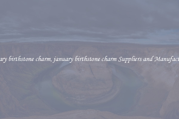 january birthstone charm, january birthstone charm Suppliers and Manufacturers